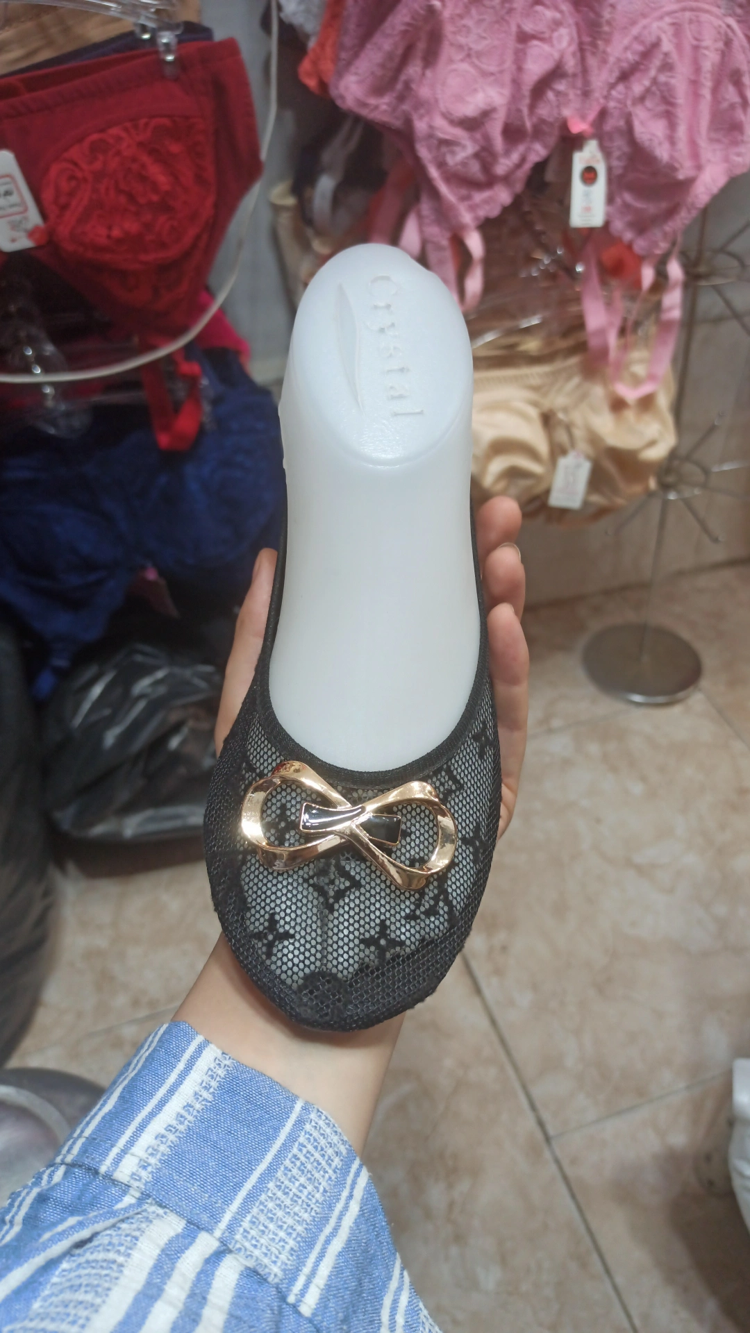 پاپوش کفشی جلو بسته سگک دار